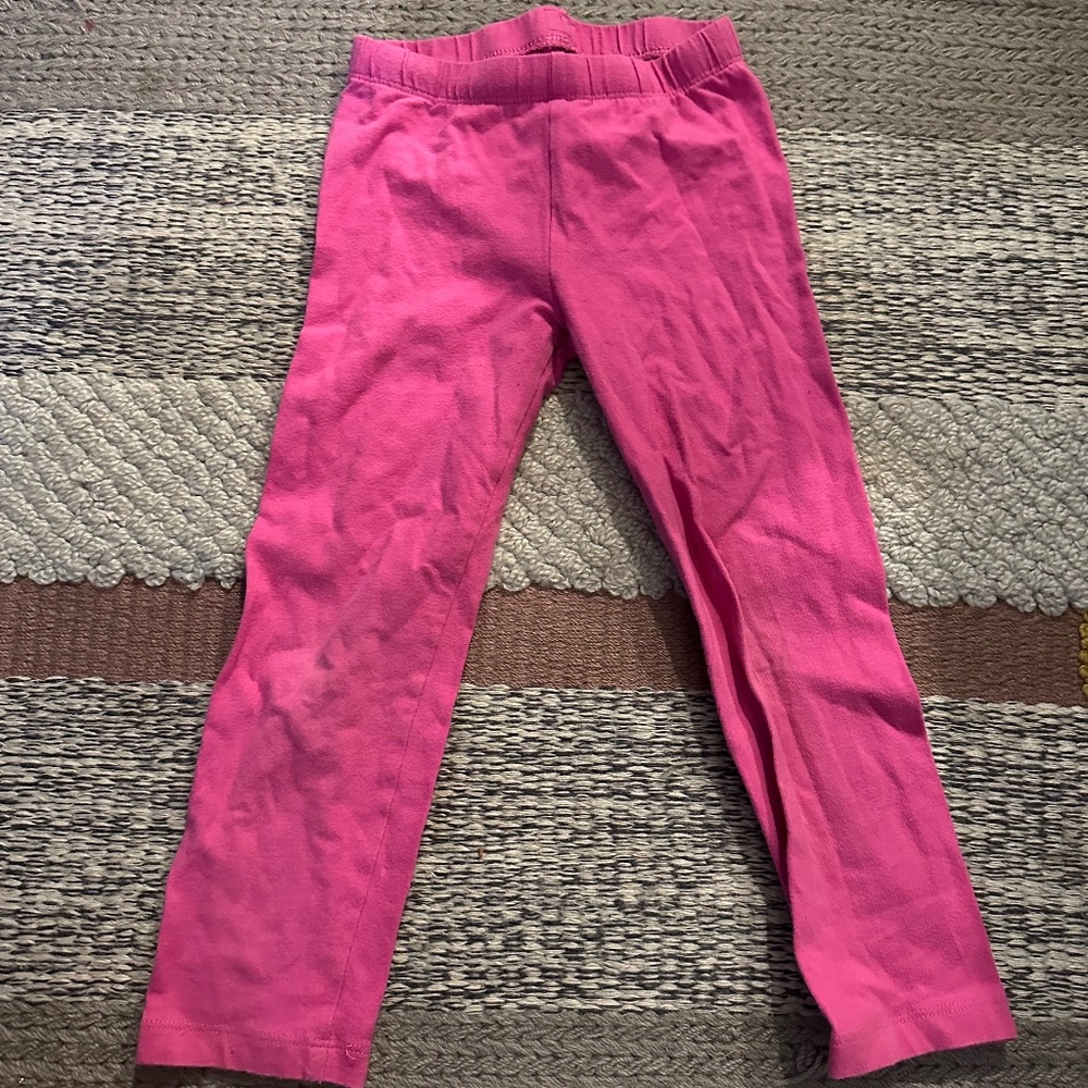 Girls Pink Leggings